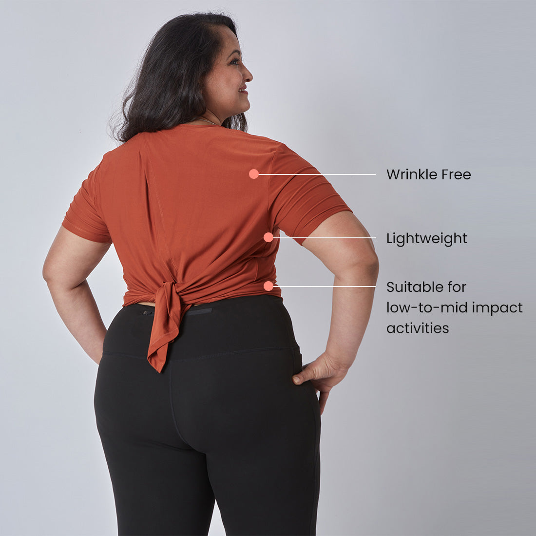Drop Shoulder Two-Way Tops for Women