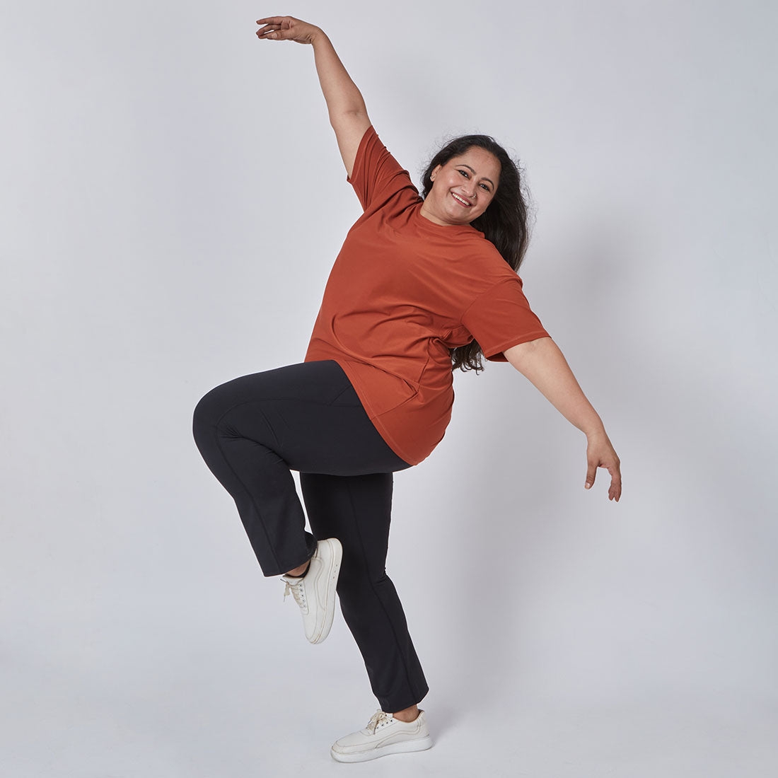 Round Neck Oversized T-Shirts for Women & Girls