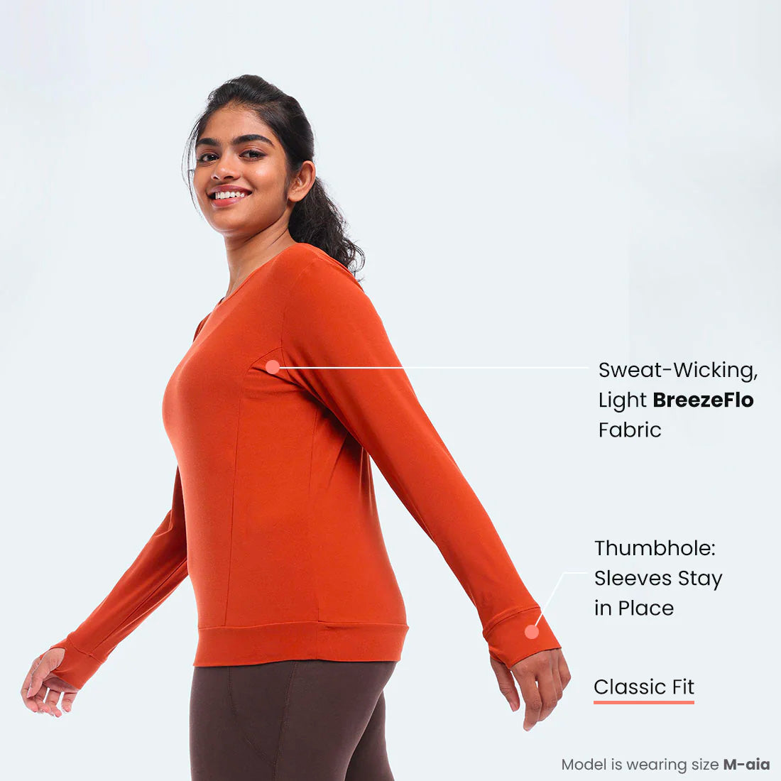 The Breezy Thumbhole Top