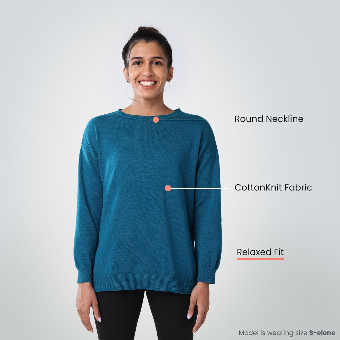 At-Ease CottonKnit Top - Full Sleeves