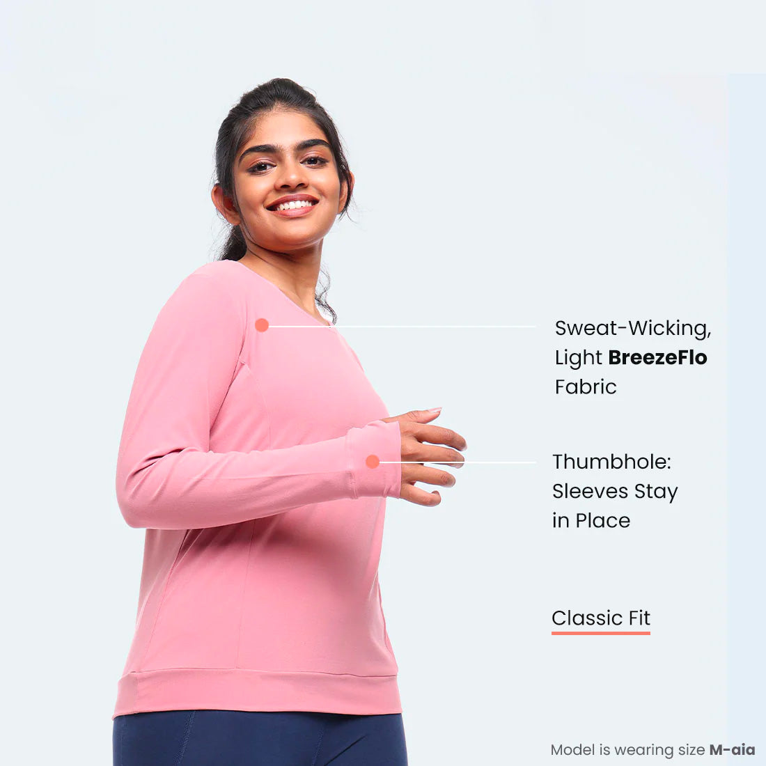The Breezy Thumbhole Top