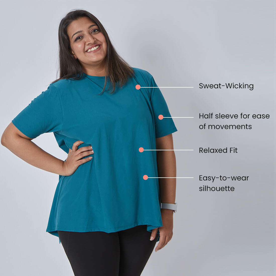 Drop Shoulder Two-Way Tops for Women