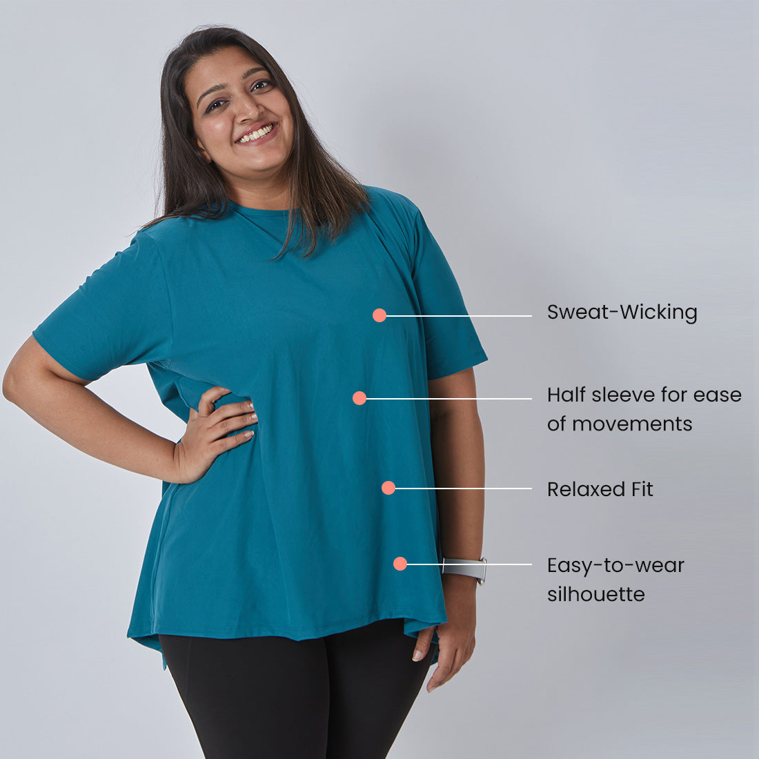 Drop Shoulder Two-Way Tops for Women