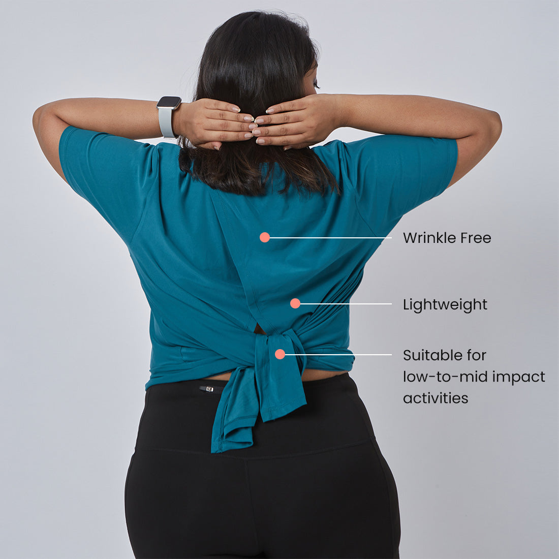 Drop Shoulder Two-Way Tops for Women