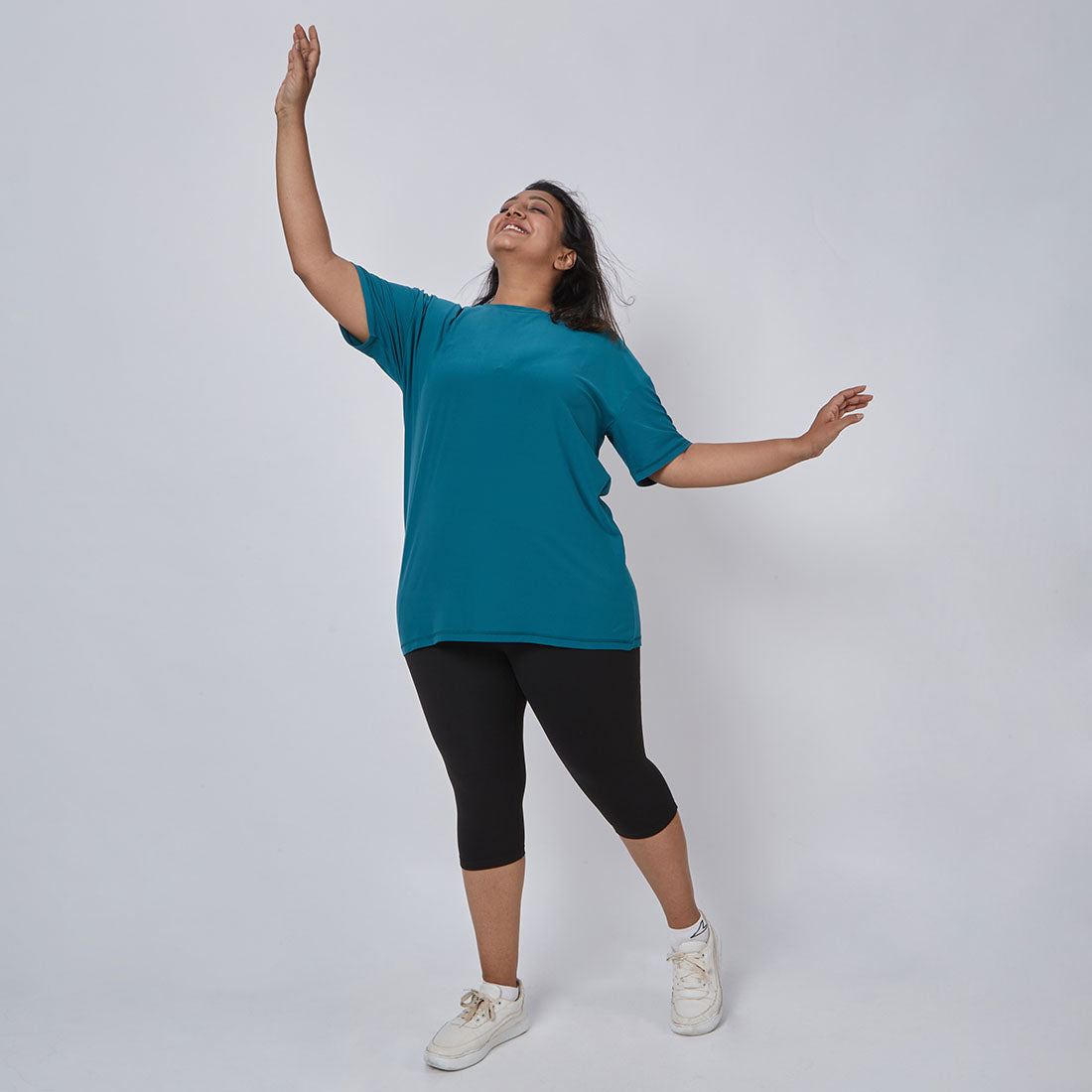 Round Neck Oversized T-Shirts for Women & Girls