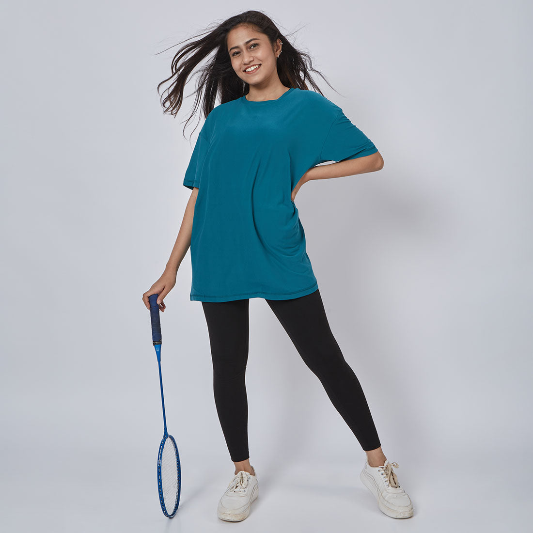 Round Neck Oversized T-Shirts for Women & Girls