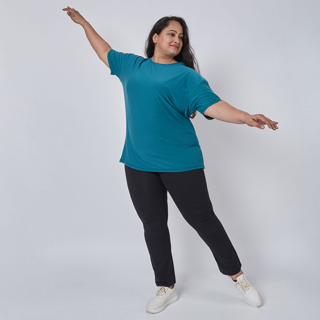 Round Neck Oversized T-Shirts for Women & Girls