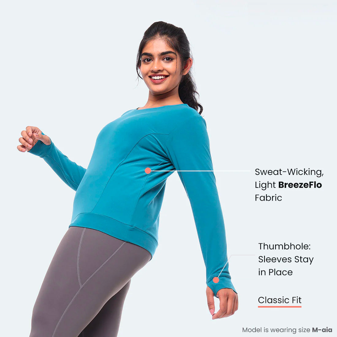 The Breezy Thumbhole Top