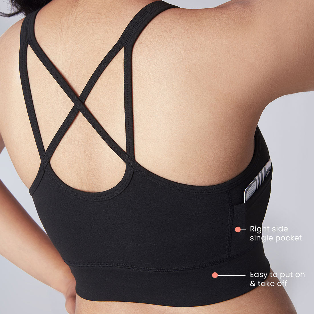 Criss-Cross Sports Bras for Women & Girls