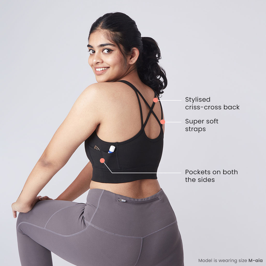 Criss-Cross Sports Bras for Women & Girls