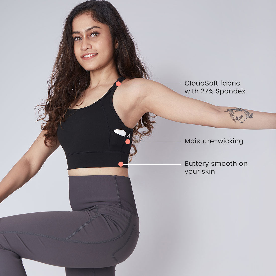 Criss-Cross Sports Bras for Women & Girls