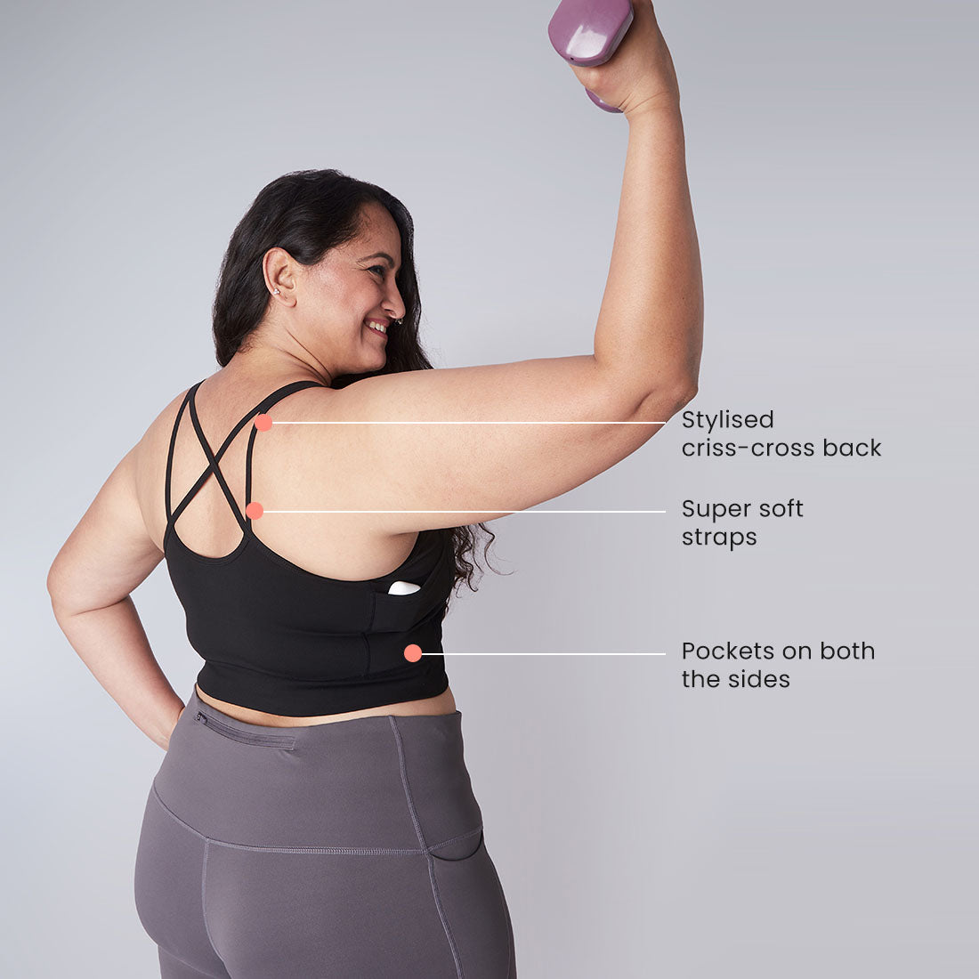 Criss-Cross Sports Bras for Women & Girls
