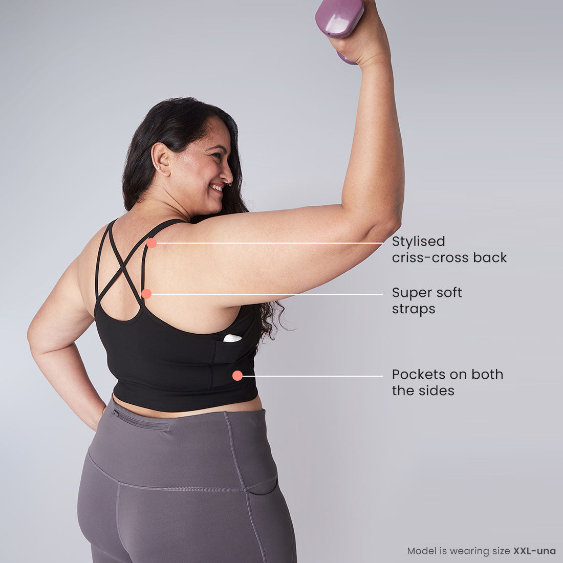 Criss-Cross Sports Bras for Women & Girls