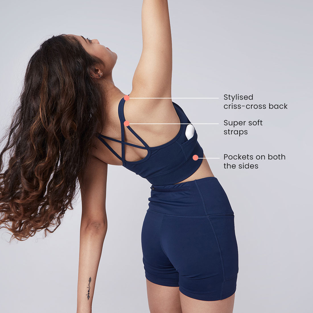 Criss-Cross Sports Bras for Women & Girls