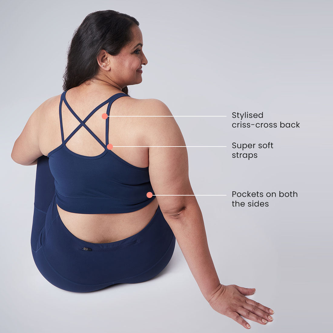 Criss-Cross Sports Bras for Women & Girls
