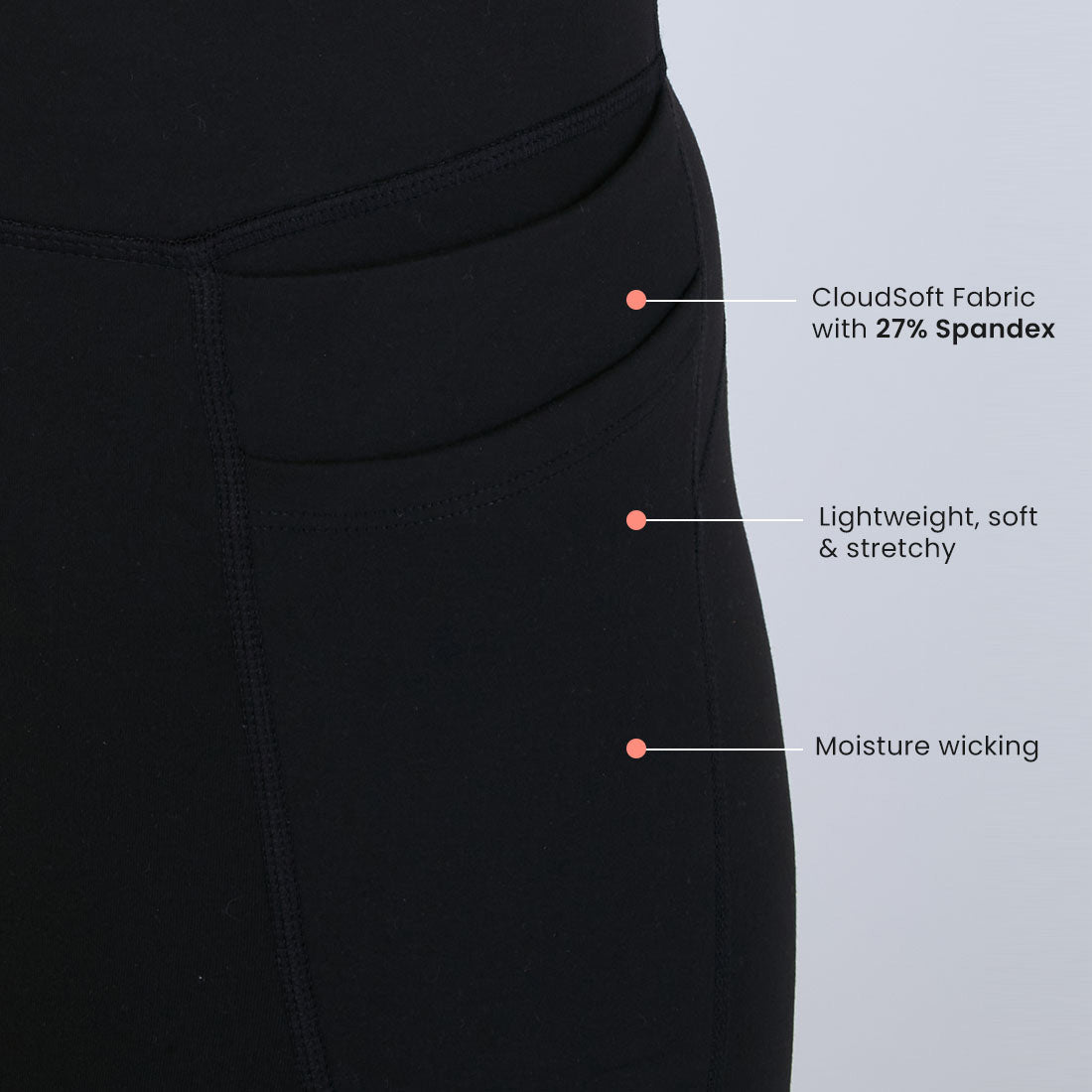 High Waisted Ankle Length Yoga Leggings with Pockets for Women
