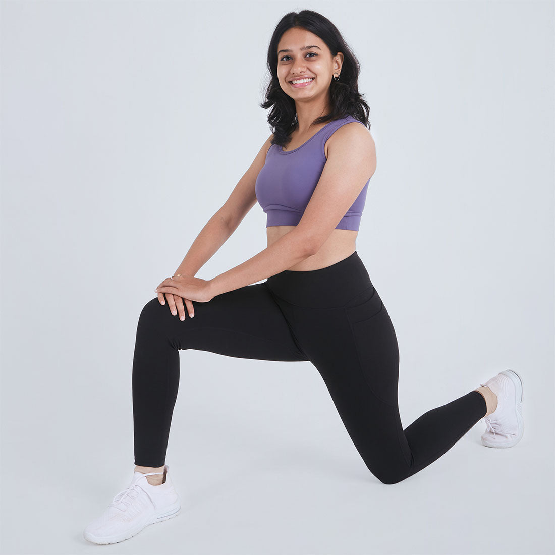 High Waisted Ankle Length Yoga Leggings with Pockets for Women