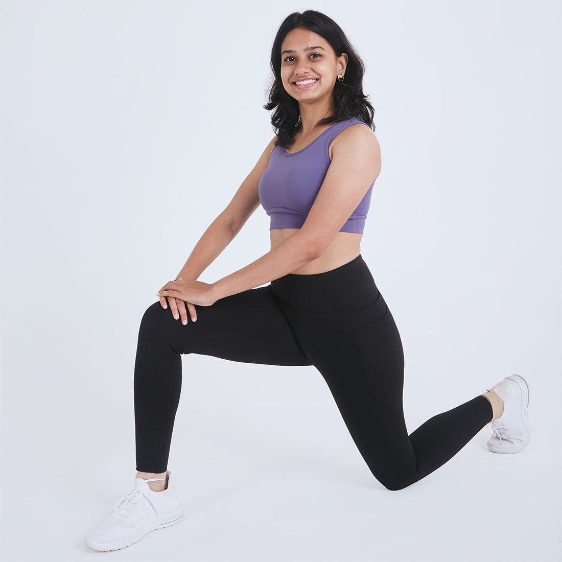 High Waisted Ankle Length Yoga Leggings with Pockets for Women