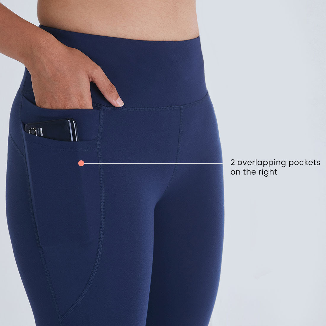 High Waisted Ankle Length Yoga Leggings with Pockets for Women