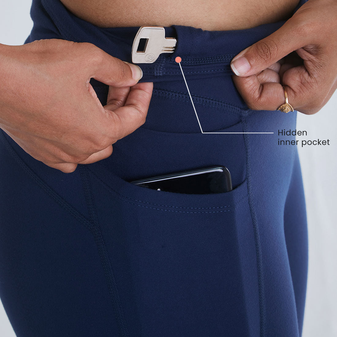 High Waisted Ankle Length Yoga Leggings with Pockets for Women