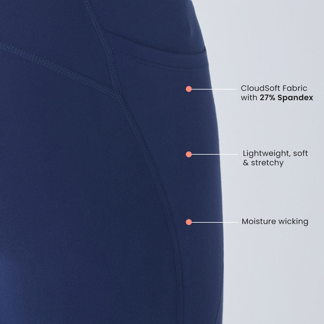 High Waisted Ankle Length Yoga Leggings with Pockets for Women
