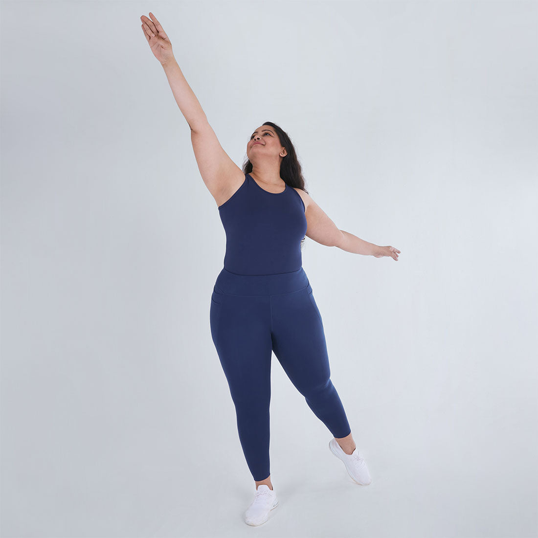 High Waisted Ankle Length Yoga Leggings with Pockets for Women