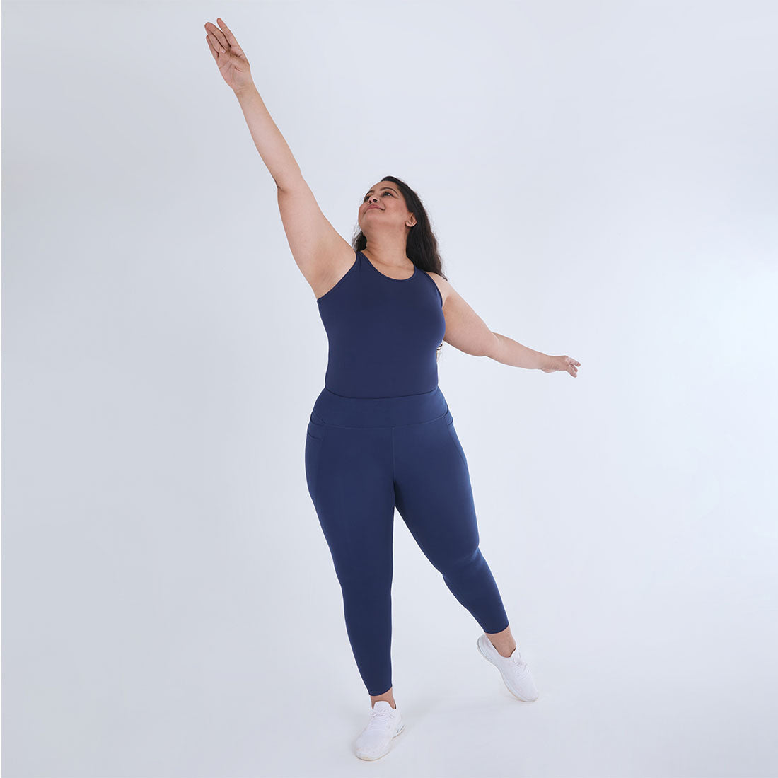 High Waisted Ankle Length Yoga Leggings with Pockets for Women
