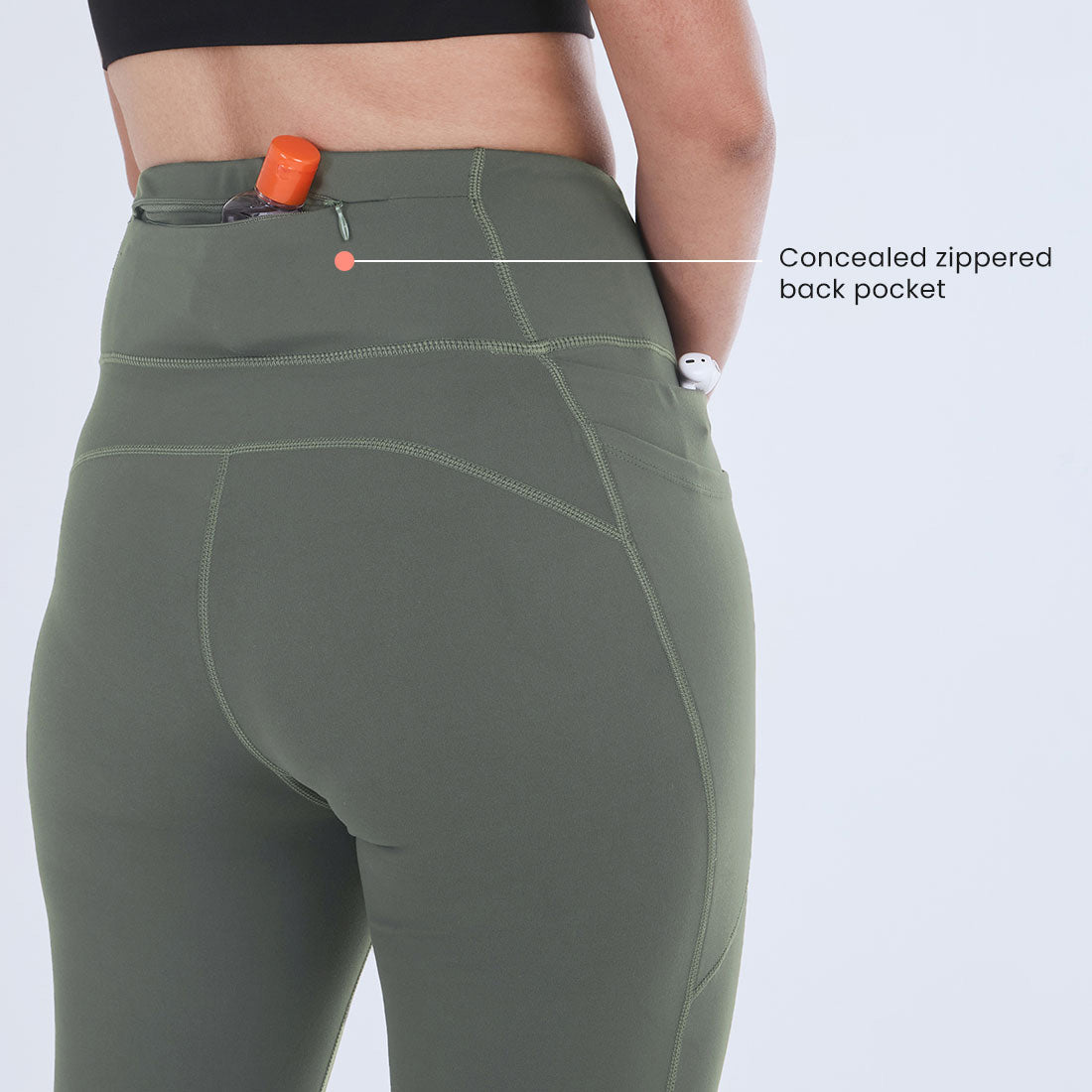 High Waisted Ankle Length Yoga Leggings with Pockets for Women