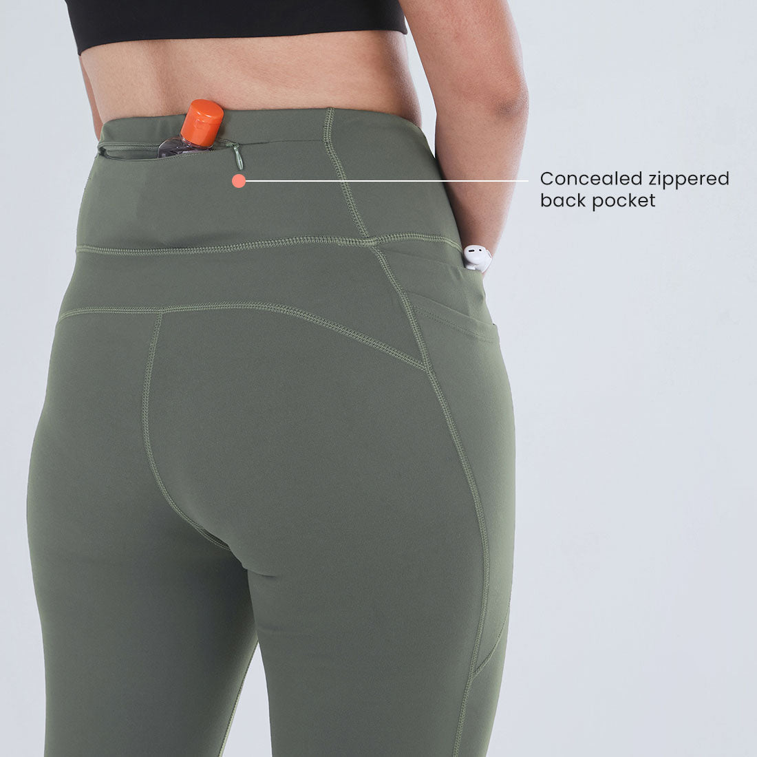 High Waisted Ankle Length Yoga Leggings with Pockets for Women
