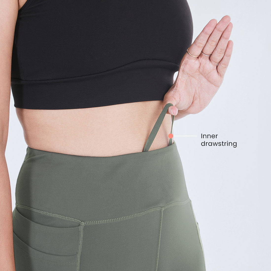 High Waisted Ankle Length Yoga Leggings with Pockets for Women