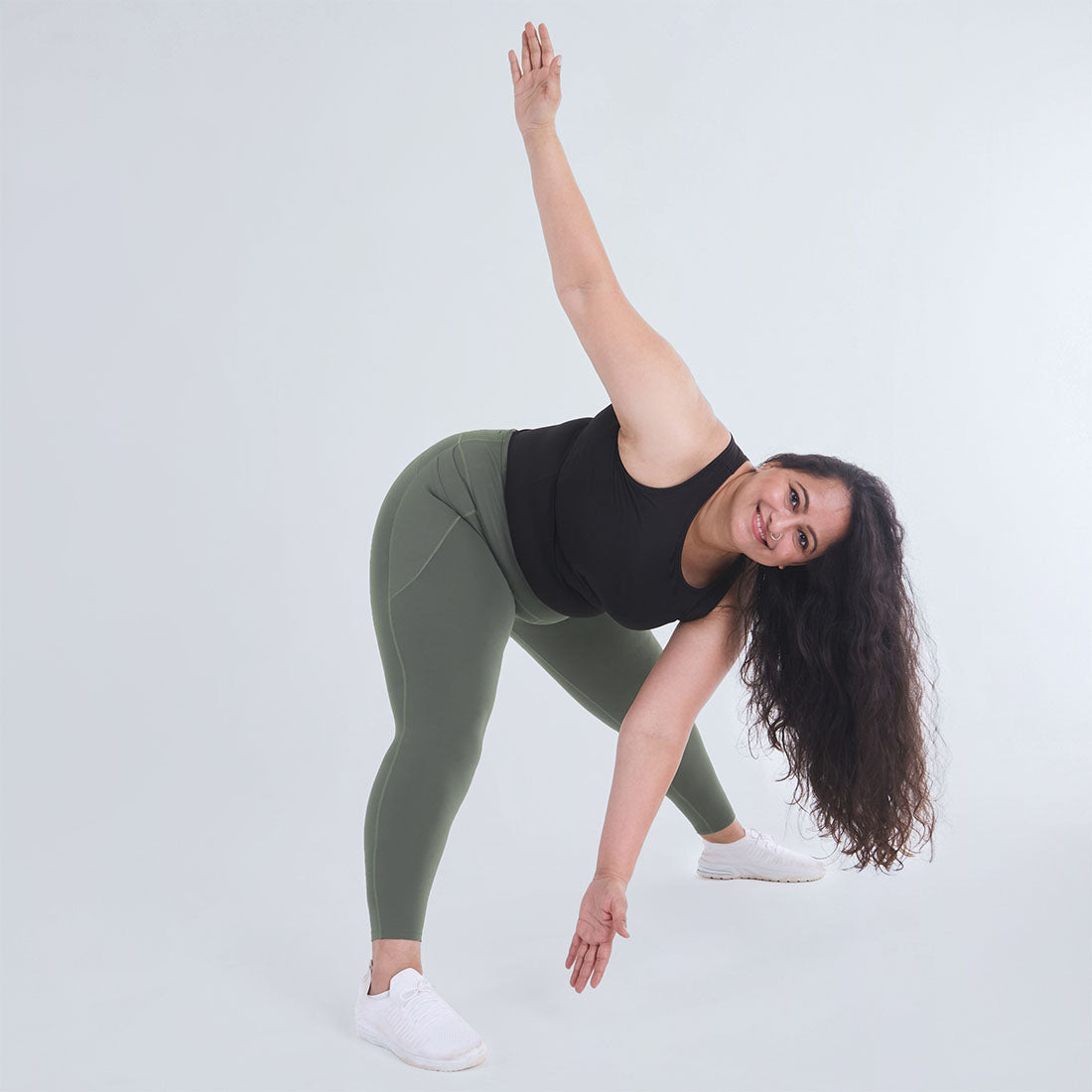 High Waisted Ankle Length Yoga Leggings with Pockets for Women