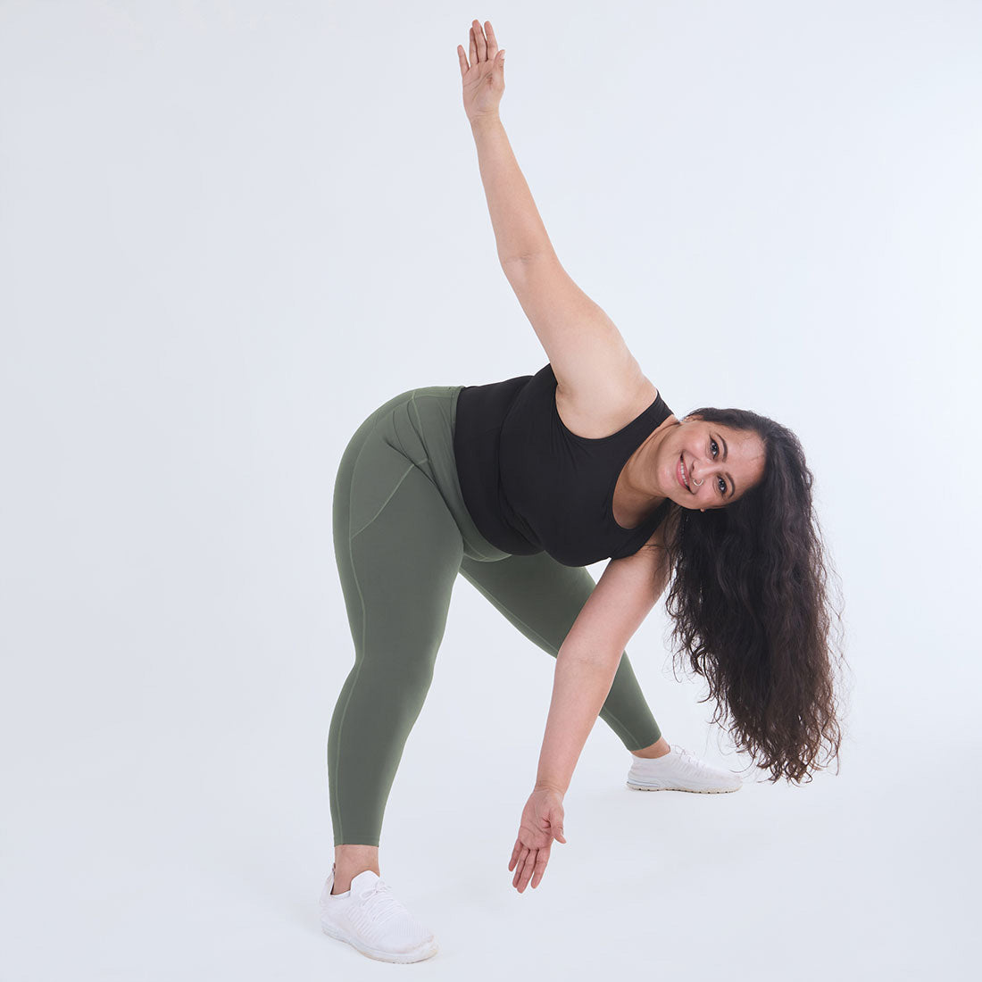 High Waisted Ankle Length Yoga Leggings with Pockets for Women