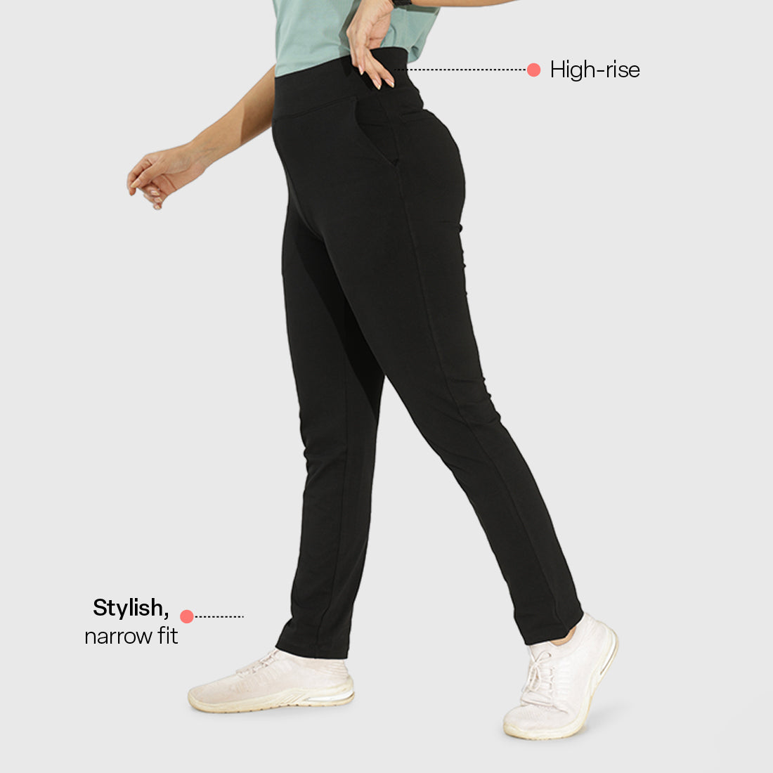 AM:PM Cotton Pencil Pants