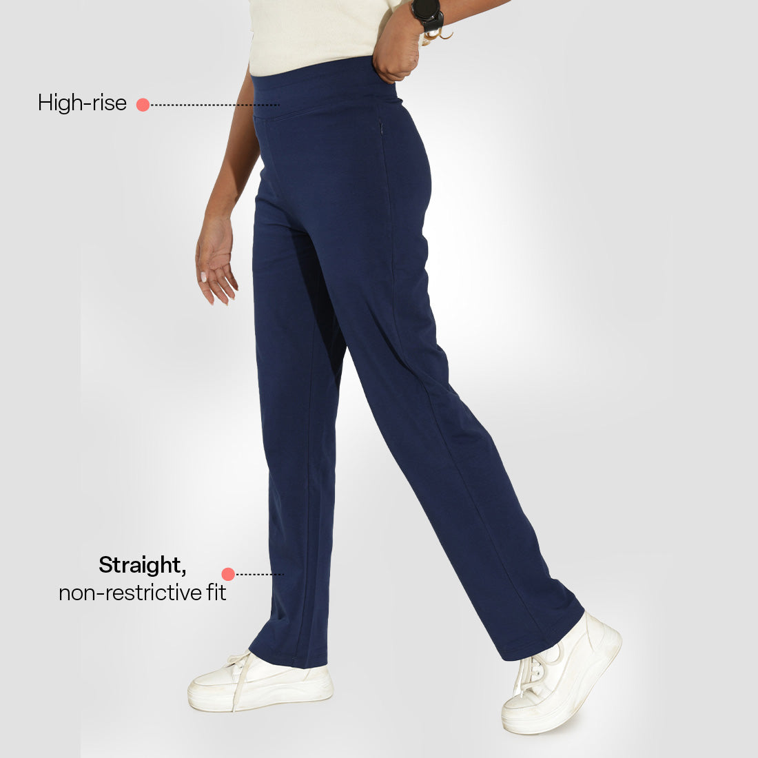 AM:PM Cotton Straight Pants