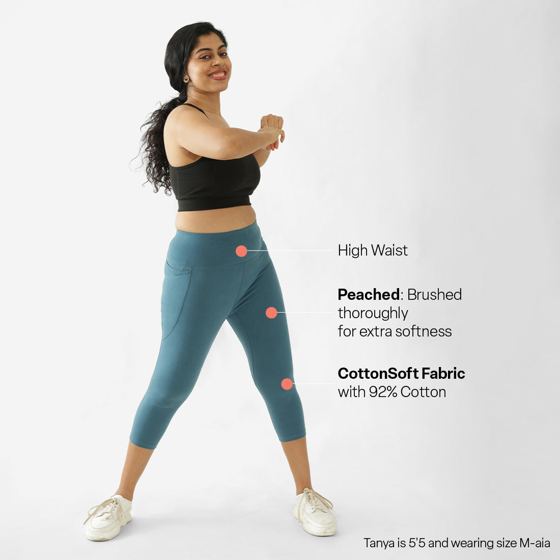 Groove-In Cotton Capris