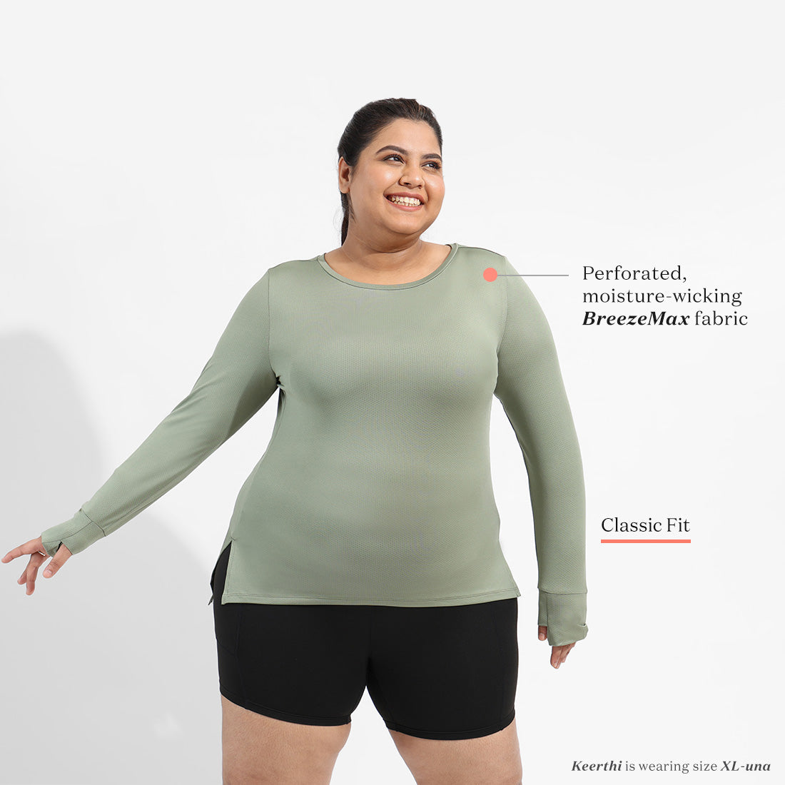 Breathe Free Thumbhole Activi-Tee