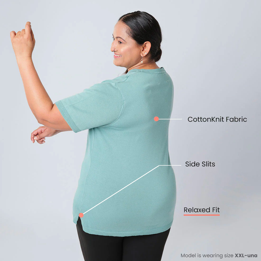 At-Ease Cotton Knit Top