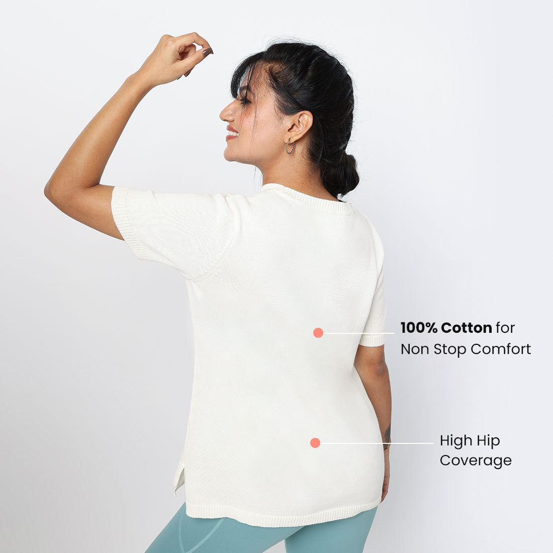 At-Ease Cotton Knit Top