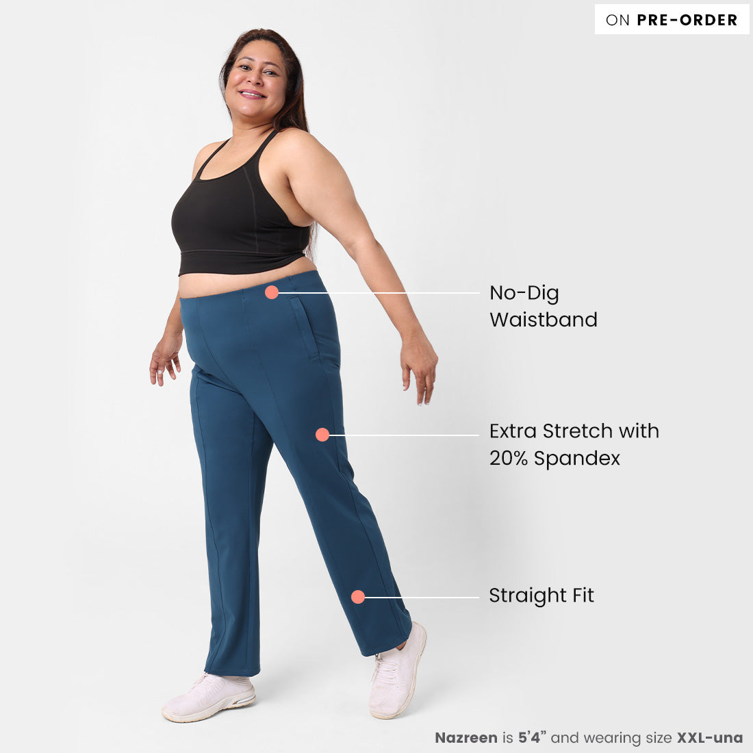 On-The-Go Straight Pants