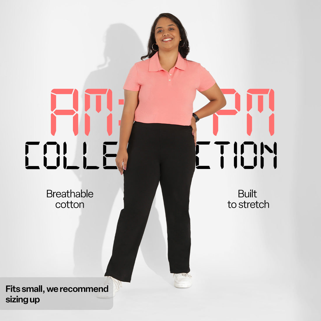 AM:PM Cotton Straight Pants