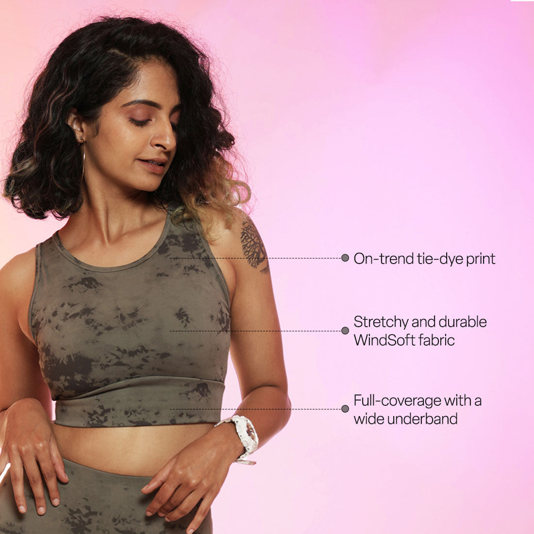 Active Tie-Dye Sports Bra