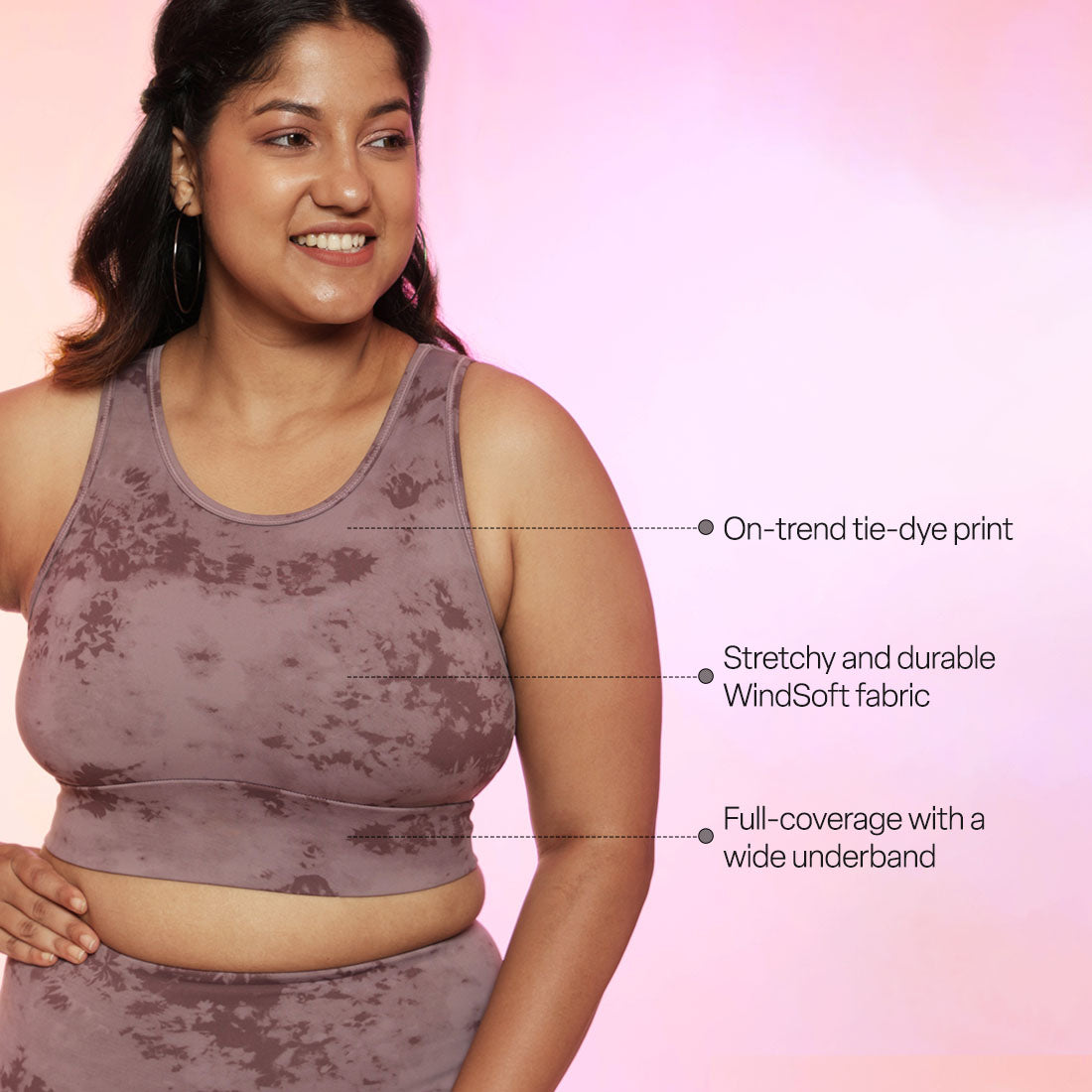 Active Tie-Dye Sports Bra