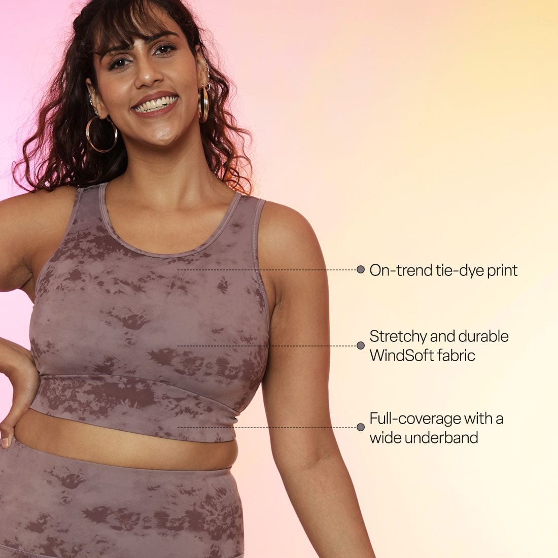 Active Tie-Dye Sports Bra