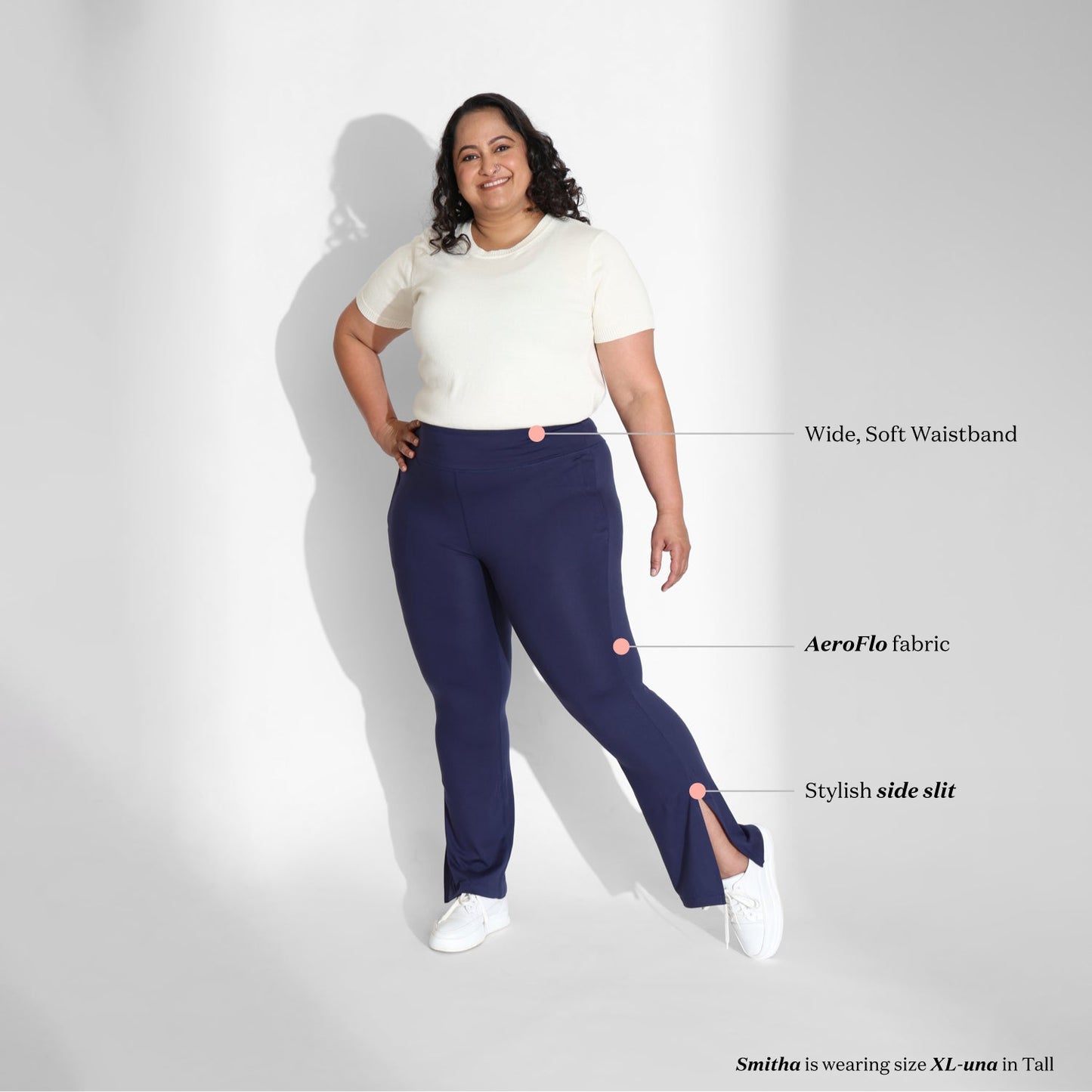 On-the-Go Slit Flare Pants