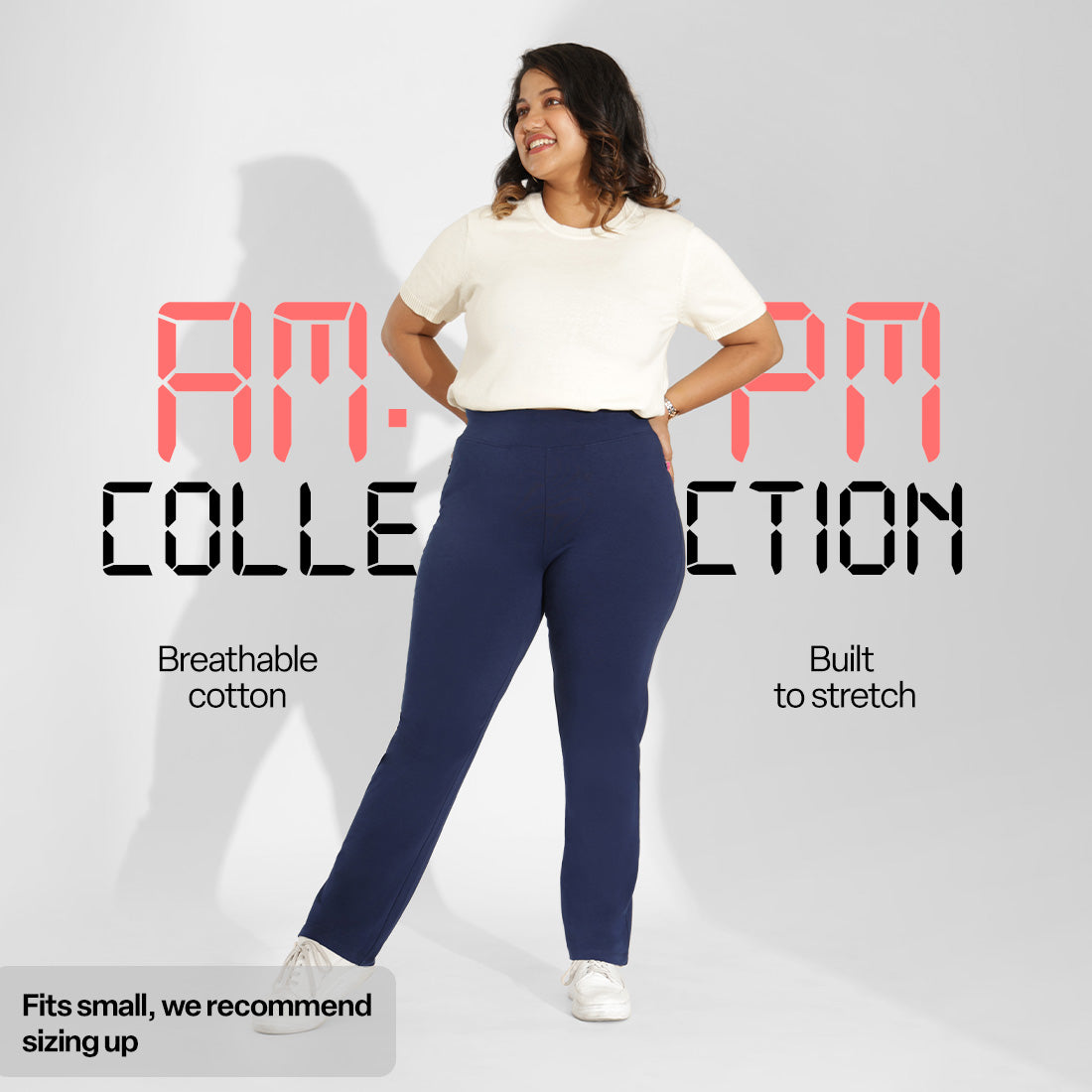 AM:PM Cotton Straight Pants