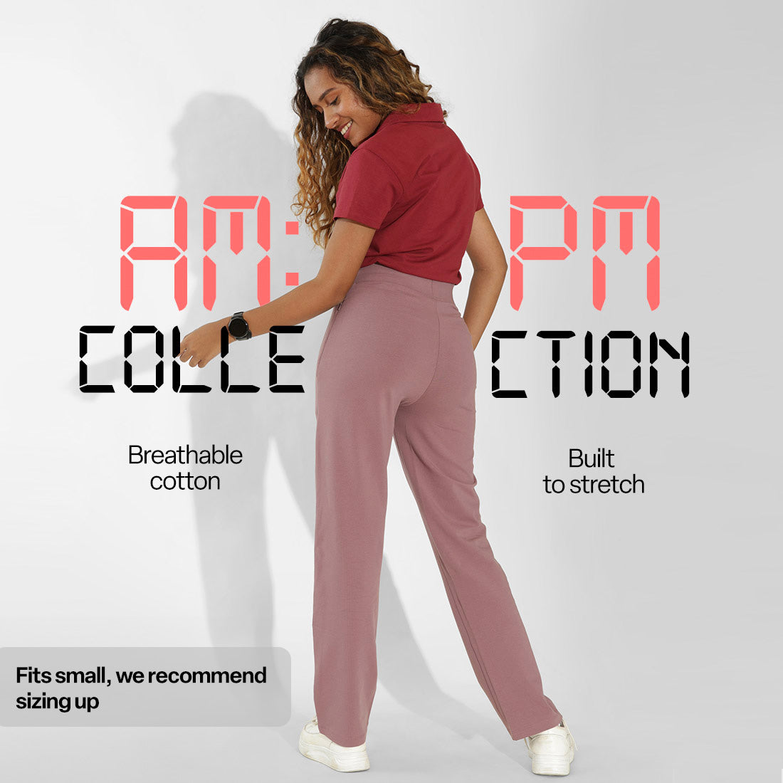 AM:PM Cotton Straight Pants