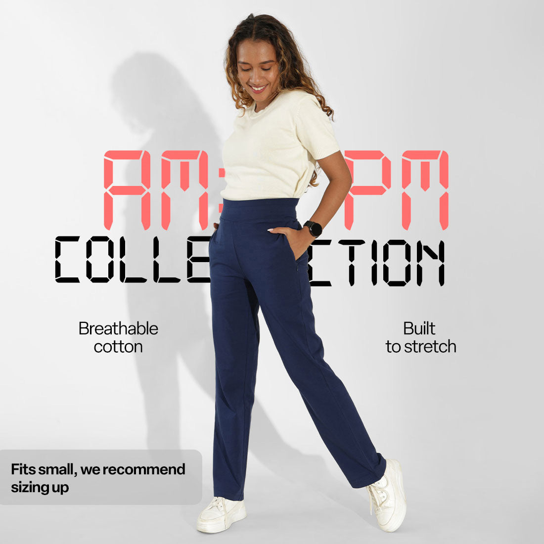 AM:PM Cotton Straight Pants