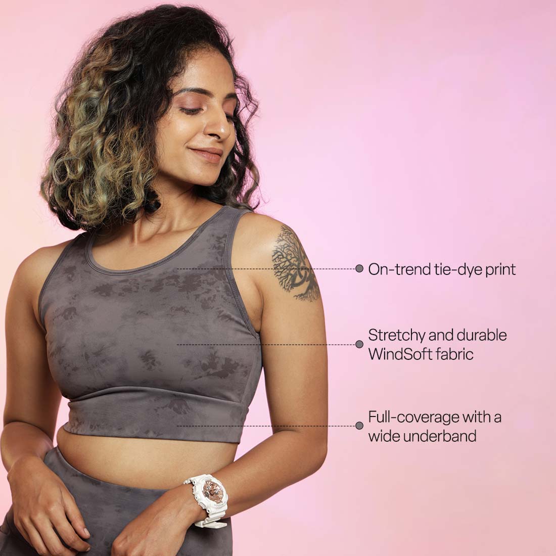 Active Tie-Dye Sports Bra