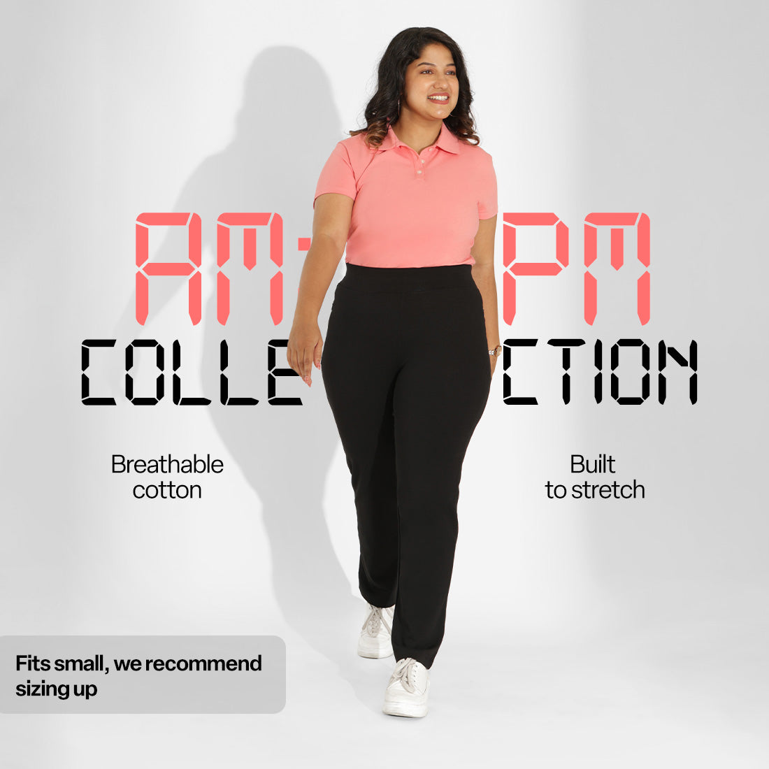 AM:PM Cotton Straight Pants