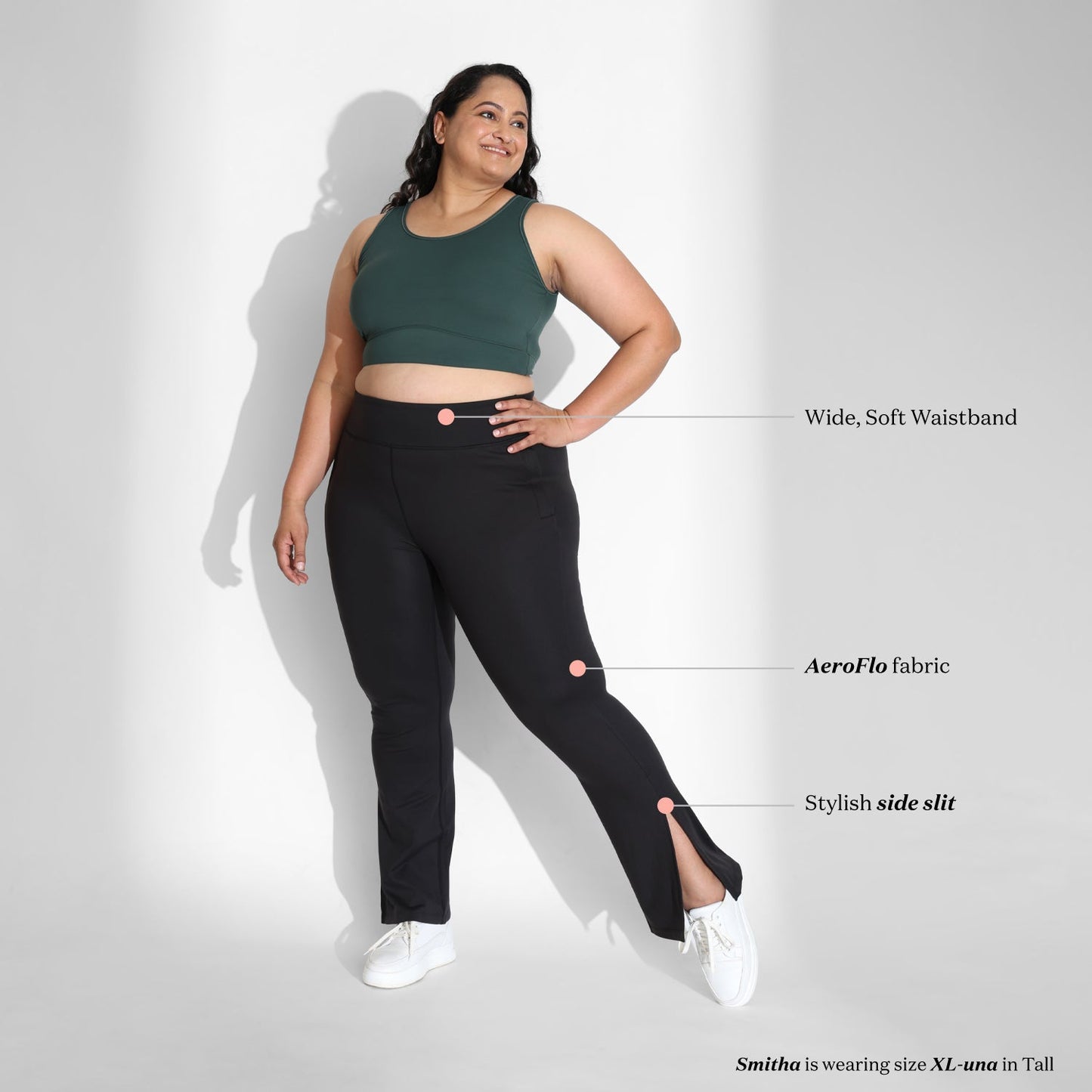 On-the-Go Slit Flare Pants